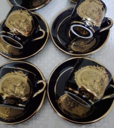 Qəhvə dəstləri və servizlər: Qəhvə dəsti, rəng - Göy — 9