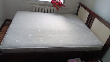 Другие товары для дома: Двухспальная кровать, б/у, плюс матрас