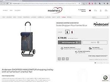 Putni koferi i torbe: Kolica/torba za kupovinu na točkiće - Stabilan metalni ram sa velikim — 25