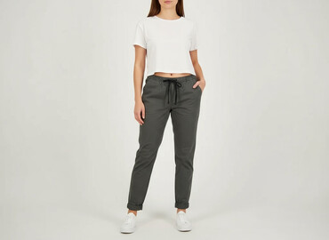 czarne spódnice dresowe: Calliope, Material trousers for women, size S