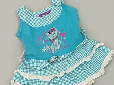 sukienki letnie czarne w kwiaty: Dress, 9-12 months, condition - Very good