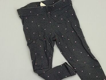 spodnie z dziurami czarne: Leggings for kids, H&M, 2-3 years, 98, condition - Good