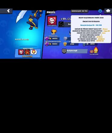 Xbox Series X: Brawl Stars oyununda 2020-ci ildə yaradılmış oyun hesabı təklif