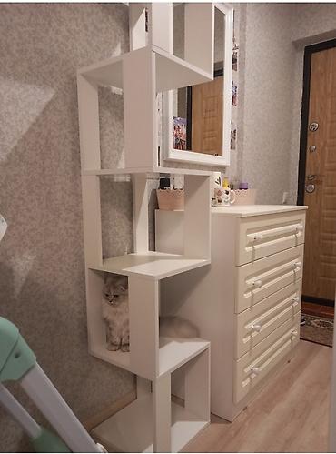 Другая мебель: Стеллаж белый Pine, 35х35х175 см +Бесплатная доставка по городу Цена — 4