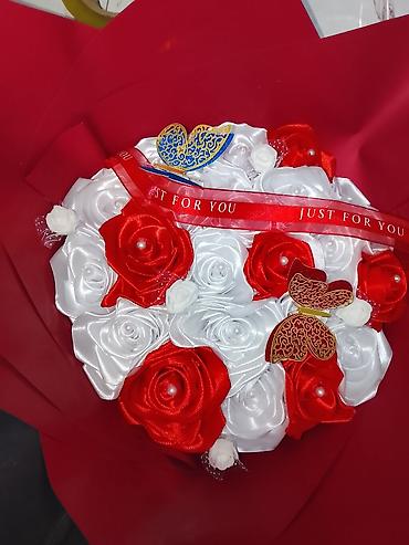 шелк ткань: 🌹✨ АТЛАСНЫЕ БУКЕТЫ РУЧНОЙ РАБОТЫ ✨🌹 Ищете необычный и запоминающийся — 2