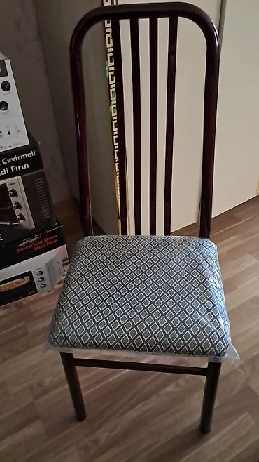 sutul: Taxta karkaslı yumşaq oturacaqlı stul - Material: parlaq tünd qəhvəyi — 1