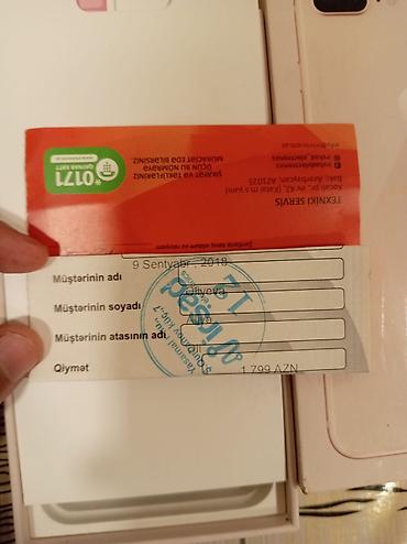 poverbank iphone: IPhone 8 Plus, 64 GB, Qızılı, Barmaq izi — 4