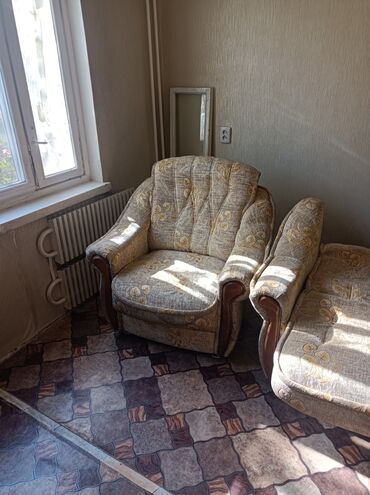 италия мебель: Комплект мягкой мебели + кухонная тумба - Два глубоких кресла в