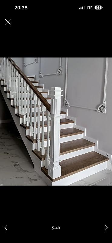 Деревянные лестницы: Деревянная лестница Для дома, Бесплатная доставка, Вид дерева: Лиственница, Форма лестницы: Прямая, Стиль: Лофт — 13