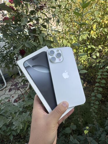краска для принтера бишкек: IPhone 16 Pro Max, Колдонулган, 256 ГБ, White Titanium, Заряддоочу түзүлүш, Бөлүп төлөө менен, 97 %