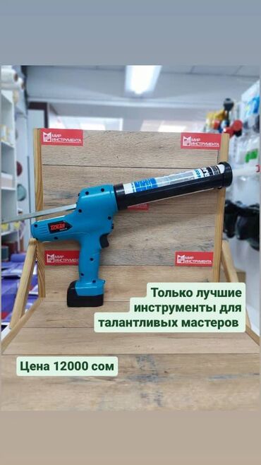 Другие товары для дома и сада: Аккумуляторный пистолет для герметика и клея Toua DCG72-310 (ТОЯ)