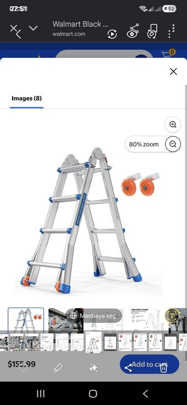 Nərdivanlar: Məhsul: Zarges Combi‑Master DX kombinə edilmiş nərdivan Təsvir: - — 6