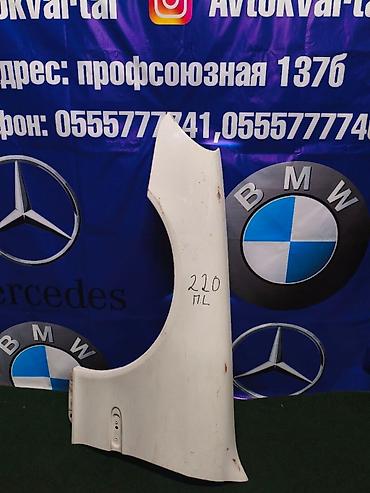 w210 e220: Крыло Переднее левое Mercedes-Benz, 2004 г., Б/у, Оригинал — 1