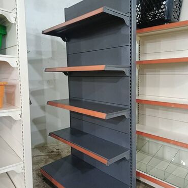 Rəf vitrinləri: Mağaza və marketlər üçün divar və ikitərəfki vitrin rəflər Vitrin — 4