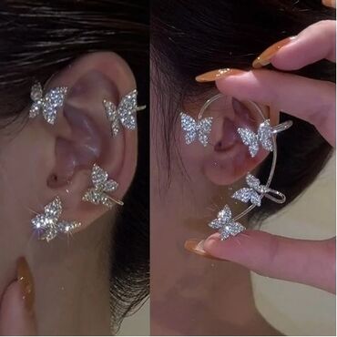 Minđuše: Cena 700din/kom
Dostpne u boji srebra i boji zlata za levo i desno uvo — 2