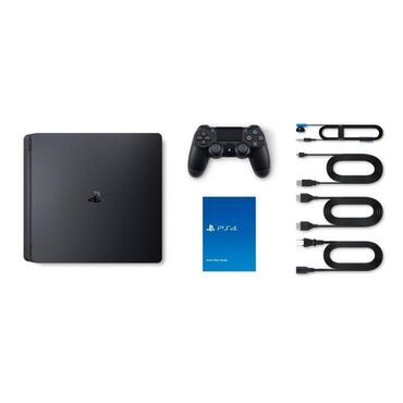 PS4 (Sony PlayStation 4): Продаю Playstation 4 slim 1TB с 2 джойстиками,оригинал. Покупал в
