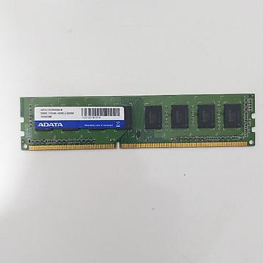 Operativ Yaddaş "DDR3 4GB 10600 1333Mhz Adata" ⭐Ram DDR3 PC3 4GB 10600
