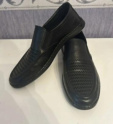 Uşaq dünyası: Məhsul: Kişi loaferi (qara rəng) - Model: Slip-on loafer - Material — 1