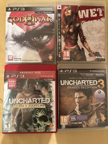 plesteşın 3: Playstation 3 üçün Uncharted drakes fortune - 15 azn Uncharted 3