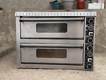 Печи, плиты: Двухкамерная электрическая пиццерийная печь - Две независимые камеры — 1