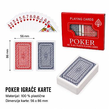KMT Karte za igre 2002120 Plastične igraće karte za svakodnevnu