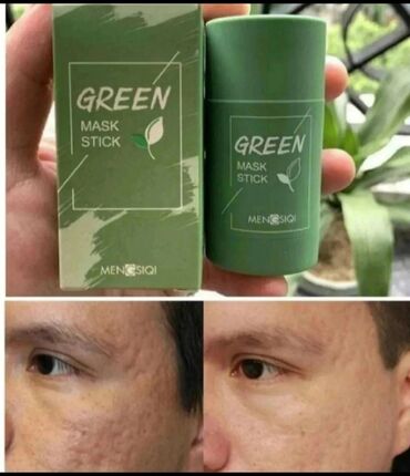 qara maska istifadesi: Green mask stick Məsamələri yiqir Uzü aqardir Grişlari acir Her