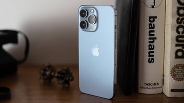 купить номера телефонов: IPhone 13 Pro, Новый, 128 ГБ, Sierra Blue, Зарядное устройство, Защитное стекло, Коробка, 85 %