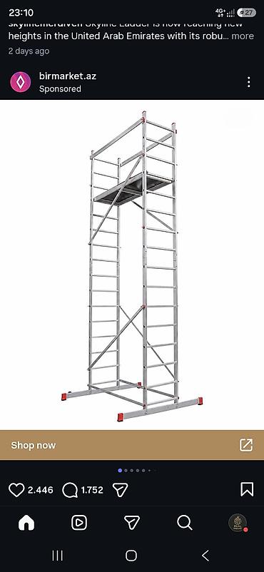 ucuz kask: İskələ – Beykon İSK 230/225 tipli alüminium modul iş platforması - — 3