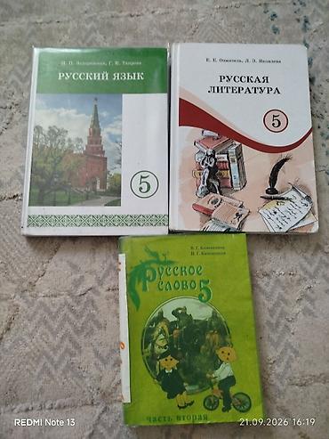 бюджет: Книжки 5 -класс По 100сомов — 1