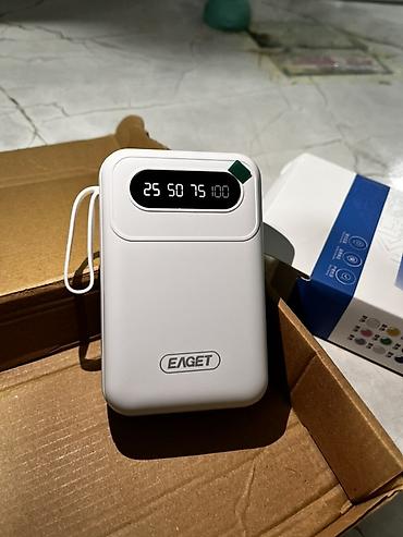 Уюлдук телефондор жана аксессуарлар: Внешний аккумулятор EAGET с LED‑индикатором заряда - Емкость: 30000 — 3