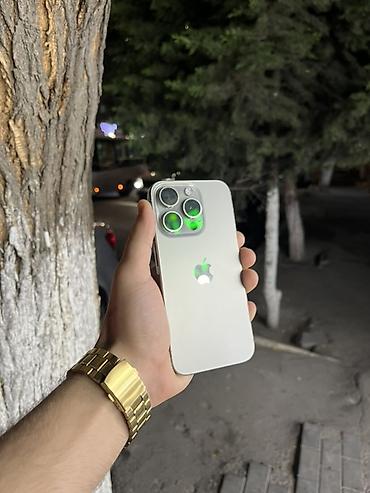 corn iphone: IPhone 15 Pro, 128 GB, White Titanium, Face ID — 1