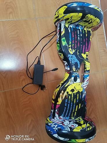 Электротранспорт: Qrafiti dizaynlı hoverboard (özünü balanslaşdıran skuter) — 1