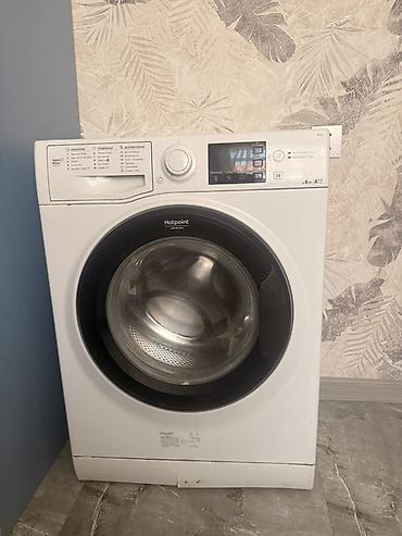 Məişət texnikası: Hotpoint Ariston ön yükləməli paltaryuyan maşın(barabanı dağılıb — 1
