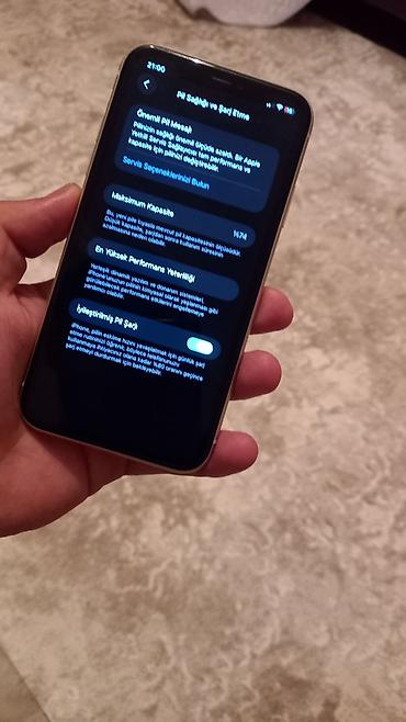 iphone 10 qiymeti irshad telecom: IPhone 11, 64 GB, Ağ, Zəmanət, Simsiz şarj, Face ID — 1
