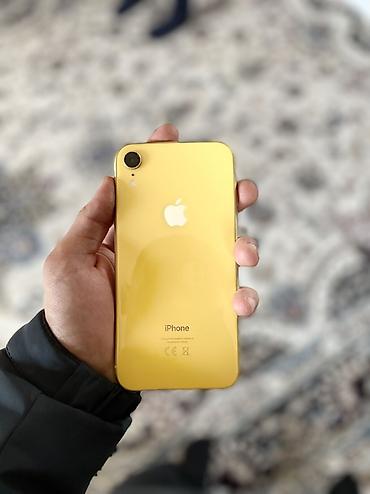 купить прикуриватель: IPhone Xr, Б/у, 128 ГБ, Желтый, Чехол, 100 % — 3