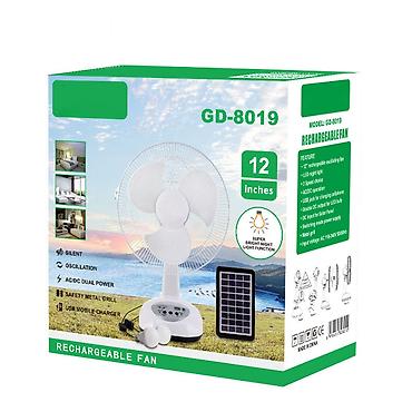 stolustu kondisioner: Günəş enerjili masaüstü sərinkeş "GD Times 8019" 4500 mAh . ❄️ — 6