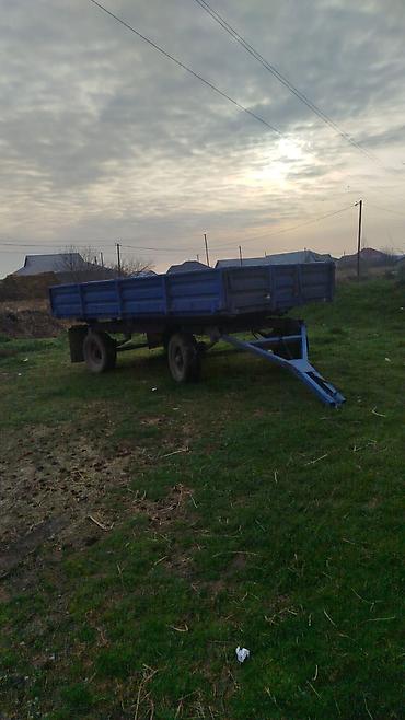 radius teker merkezi: Kənd təsərrüfatı qoşqusu – 2 oxlu, metal bortlu - Traktor üçün qoşqu — 2
