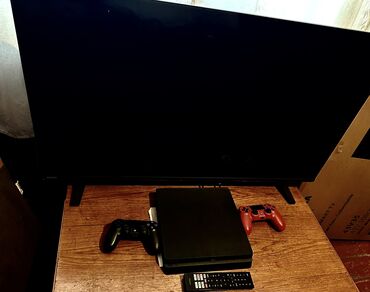 sony a6300: Salam. Ps 4 slim 500 gb + 2 pult ve Tv Toshiba 43V35 Full Hd Smart tv