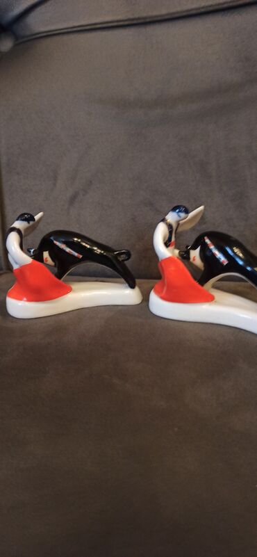 Heykəlciklər: Heykəlcik, 1950 il, Farfor, SSRİ, Pulsuz çatdırılma — 19