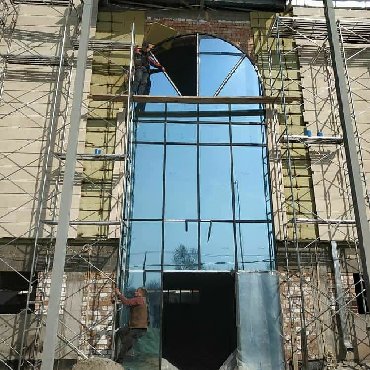 эшик терезелер ош: Буюртмага алюминий терезелер, Балкон, Витраждык, Мансард