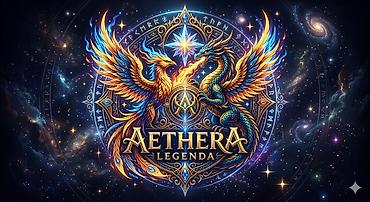 banner capı: Aethera Legenda – Fantastik Rol Oyunu (RPG) üçün rəsmi afişa/poster — 1