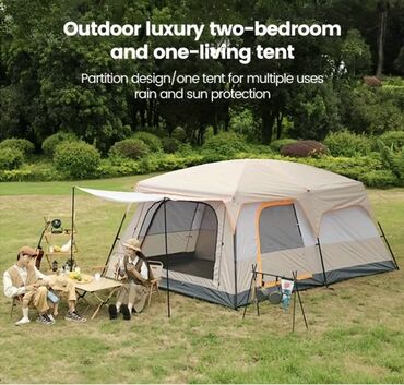Çadırlar: Kamp Çadırları əldədir 2 otaq və 1 günkeçirtməzli premium çadırlar