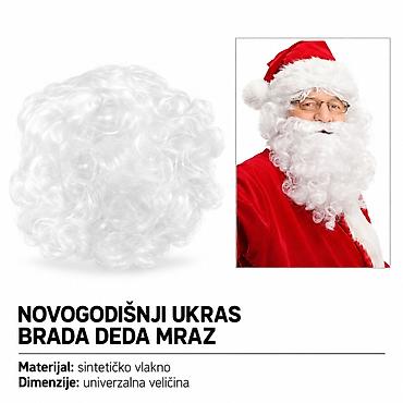 KMT Brada Deda Mraza 2906194 Praznični dodatak za kompletiranje Deda