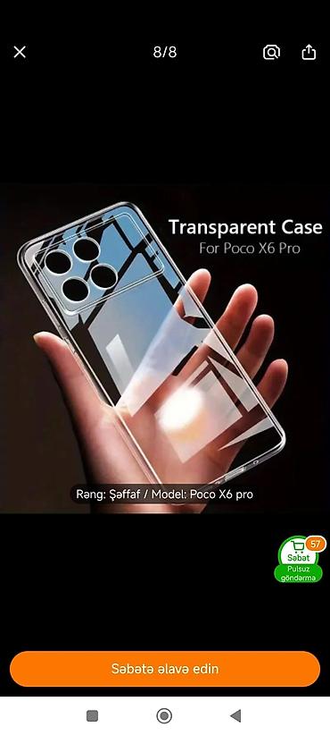 poko c75: Yalnız Xiaomi poco x6 pro kabraları. Qiymətlər müxtəlifdir — 6