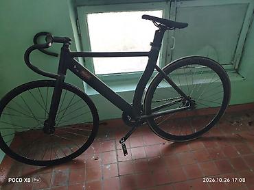 low 2 fixed gear: Городской велосипед, Рама M (156 - 178 см), Б/у — 2