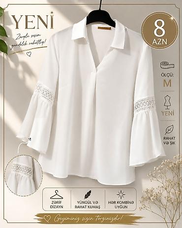 charles keith canta: Ağ rəngli qadın bluz
- Ölçü: M
- Qiymət: 8 AZN — 1