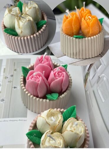 Fiqurlar: Fiqur, Gips, rəng - Ağ — 11