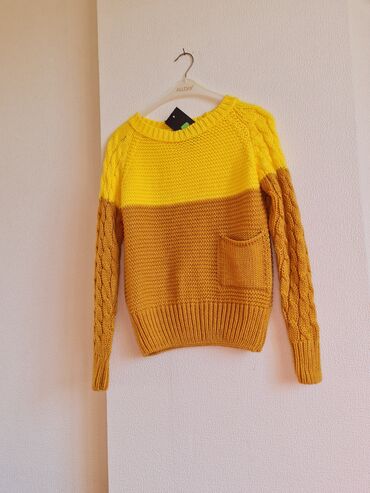 свитер: Женский свитер S (EU 36), M (EU 38), цвет - Желтый, Stella