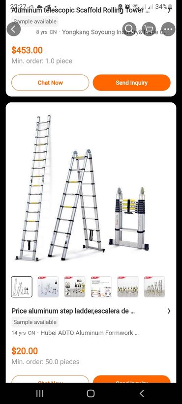 Nərdivanlar: DİQQƏT: Mağaza deyil.Anbar şirkət satışıdır.Hər çeşiddə Nərdivanların — 21