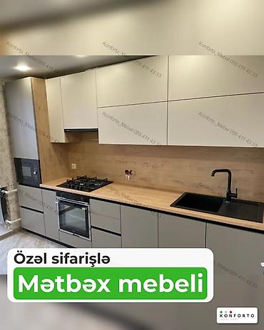 Özəl sifarişlə mətbəx mebeli - Layihələndirmə: məkana uyğun